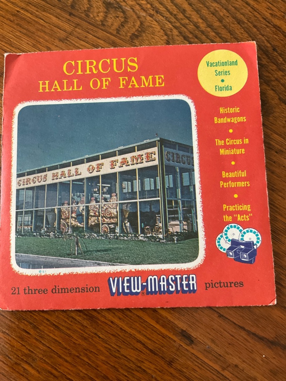 View-Master Circus Hall of Fame, Florida Reel Packet